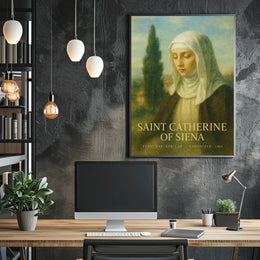 Saint Catherine Of Siena Poster