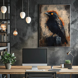 The Enigmatic Raven Poster