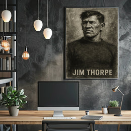 Jim Thorpe Portrait Poster