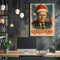 Gerald Ford 38th President of the United States Christmas SeriesPoster