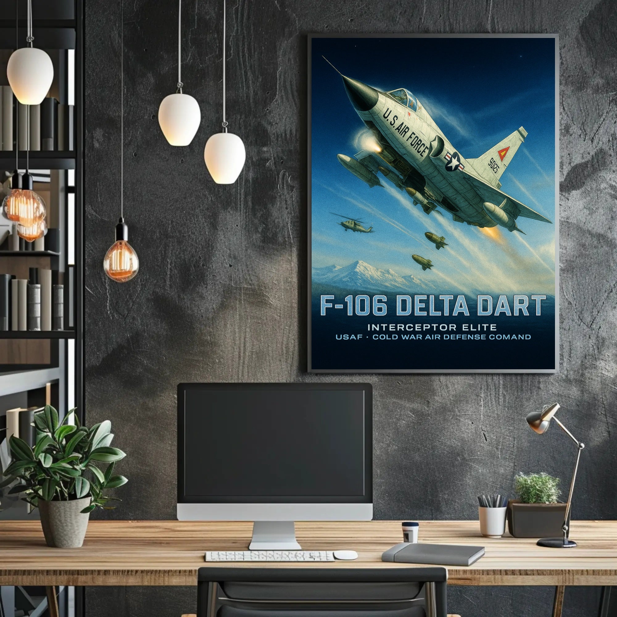 F-106 Delta Dart Interceptor Elite Poster PosterGoat