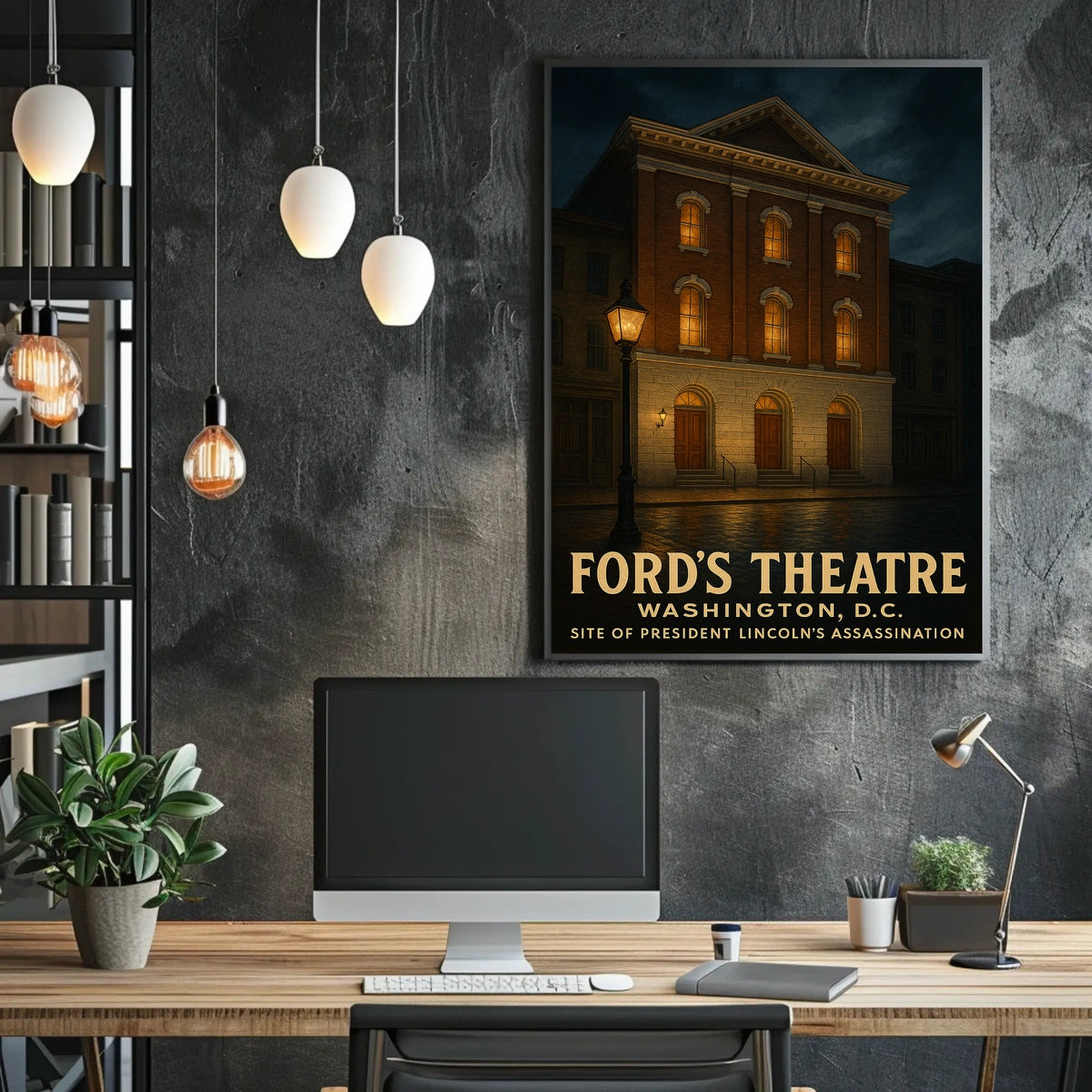 Abraham Lincoln FordS Theatre Poster