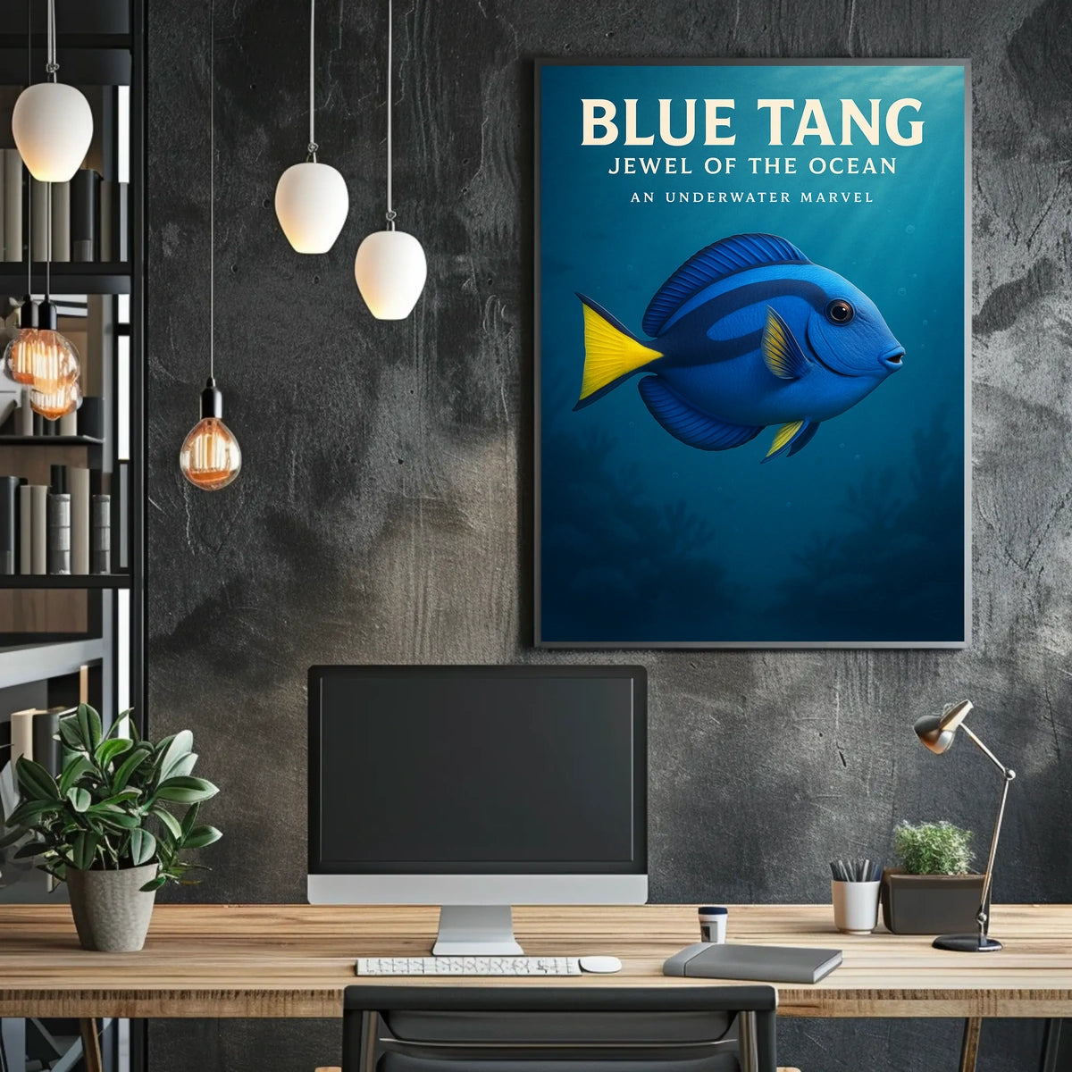 Blue Tang Jewel Of The Ocean Poster