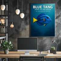 Blue Tang Jewel Of The Ocean Poster