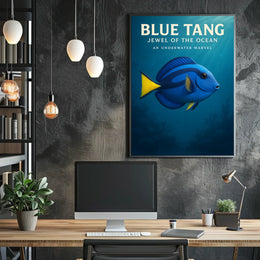 Blue Tang Jewel Of The Ocean Poster