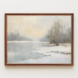 Tranquil Winter Landscape Poster