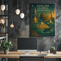 Explore Global Wonders Poster