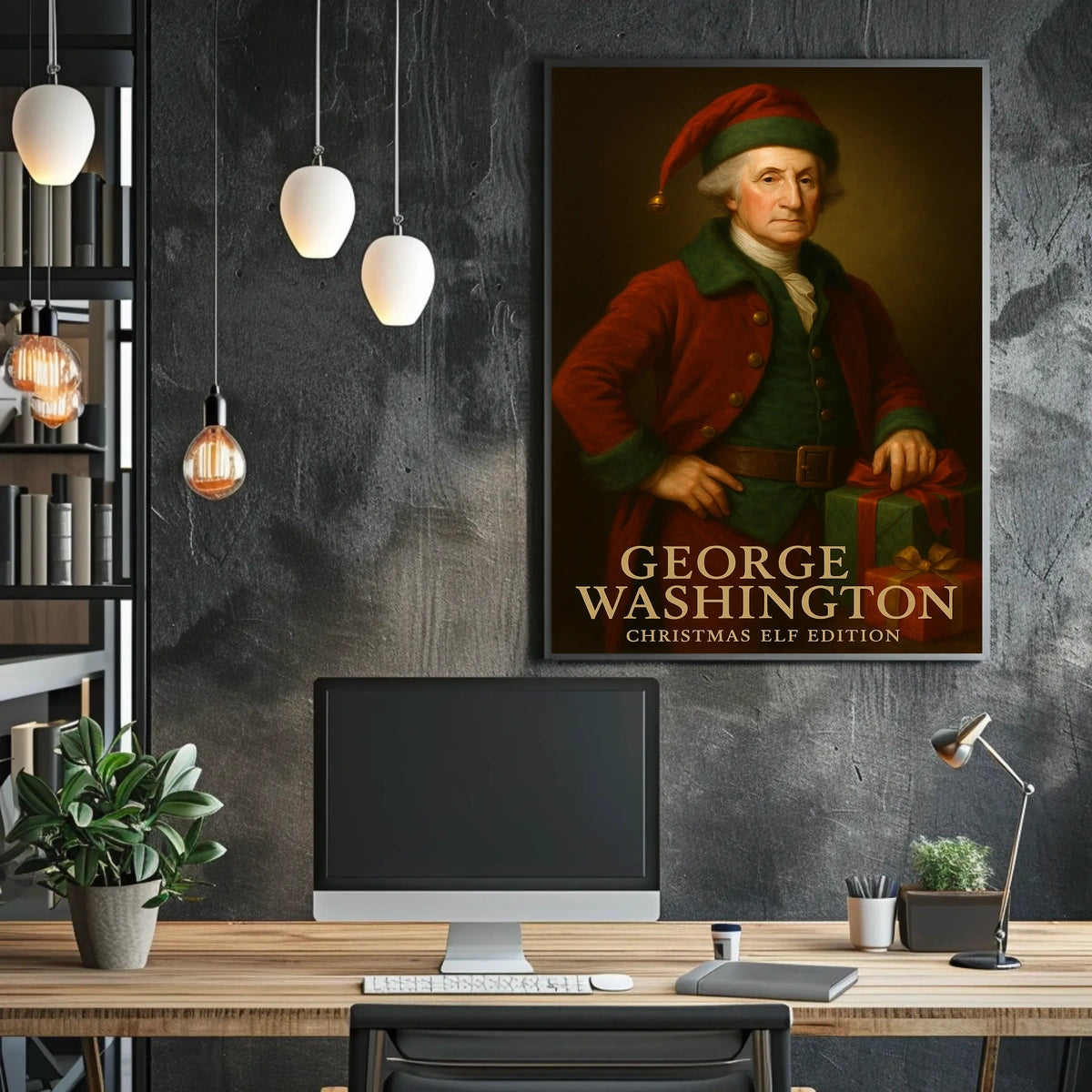 18th-Century Festive Humor Historical or Presidential Poster