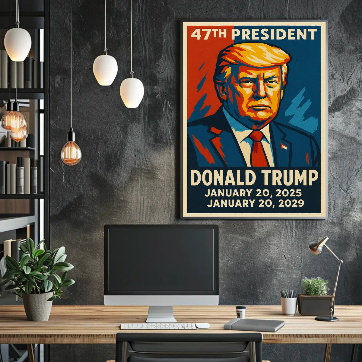 Trump 2025 Patriotic Political or Propaganda Poster