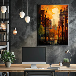 Autumn In The City Poster