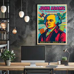 John Adams The Independent Voice Poster PosterGoat