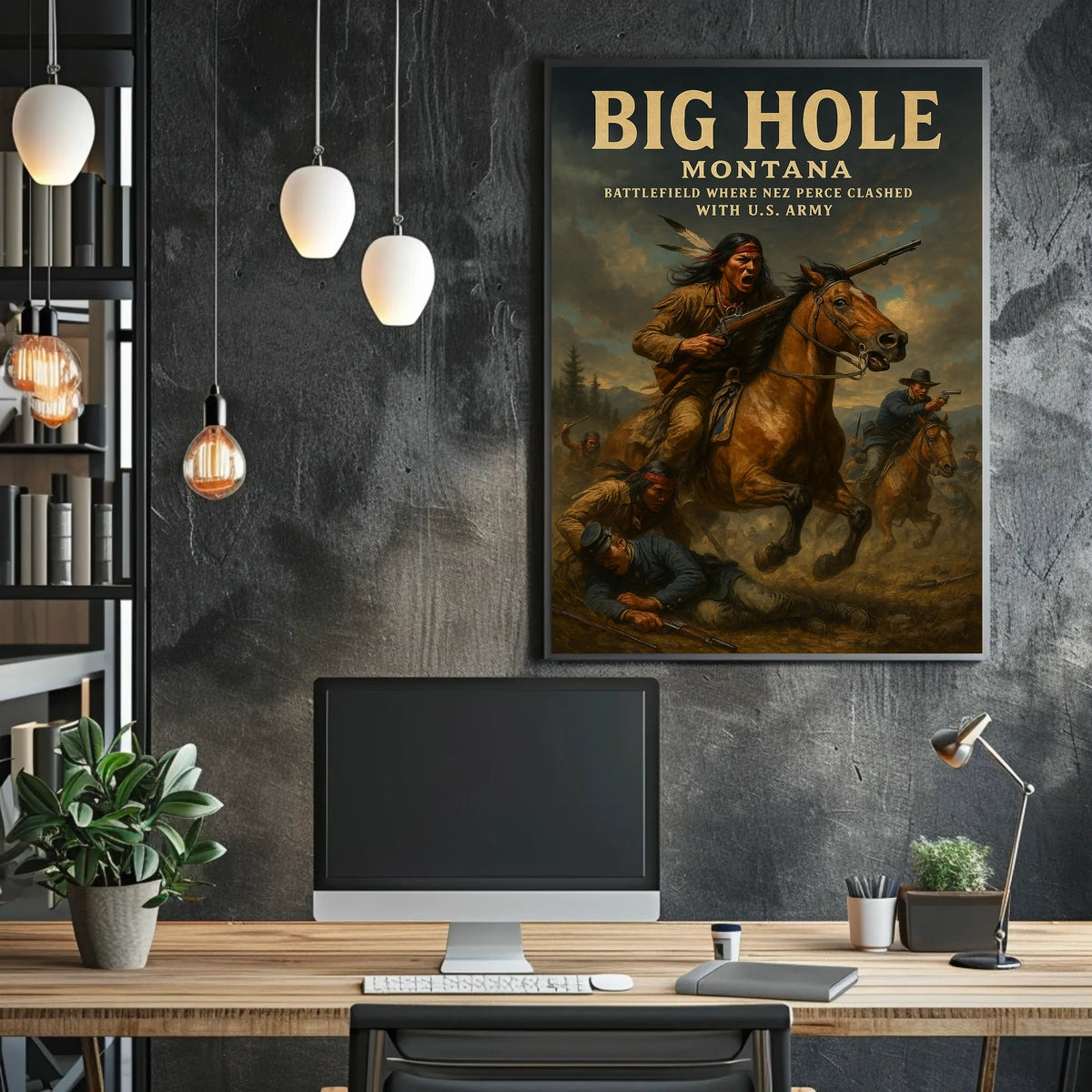 Big Hole Battlefield Poster