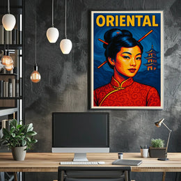 Oriental Elegance Poster