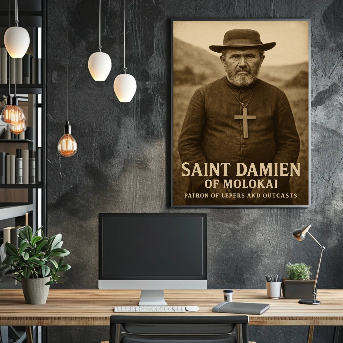 Saint Damien Of Molokai Poster