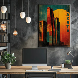 Jakarta Skyline Poster
