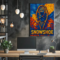 Snowshoe Mosaic Poster