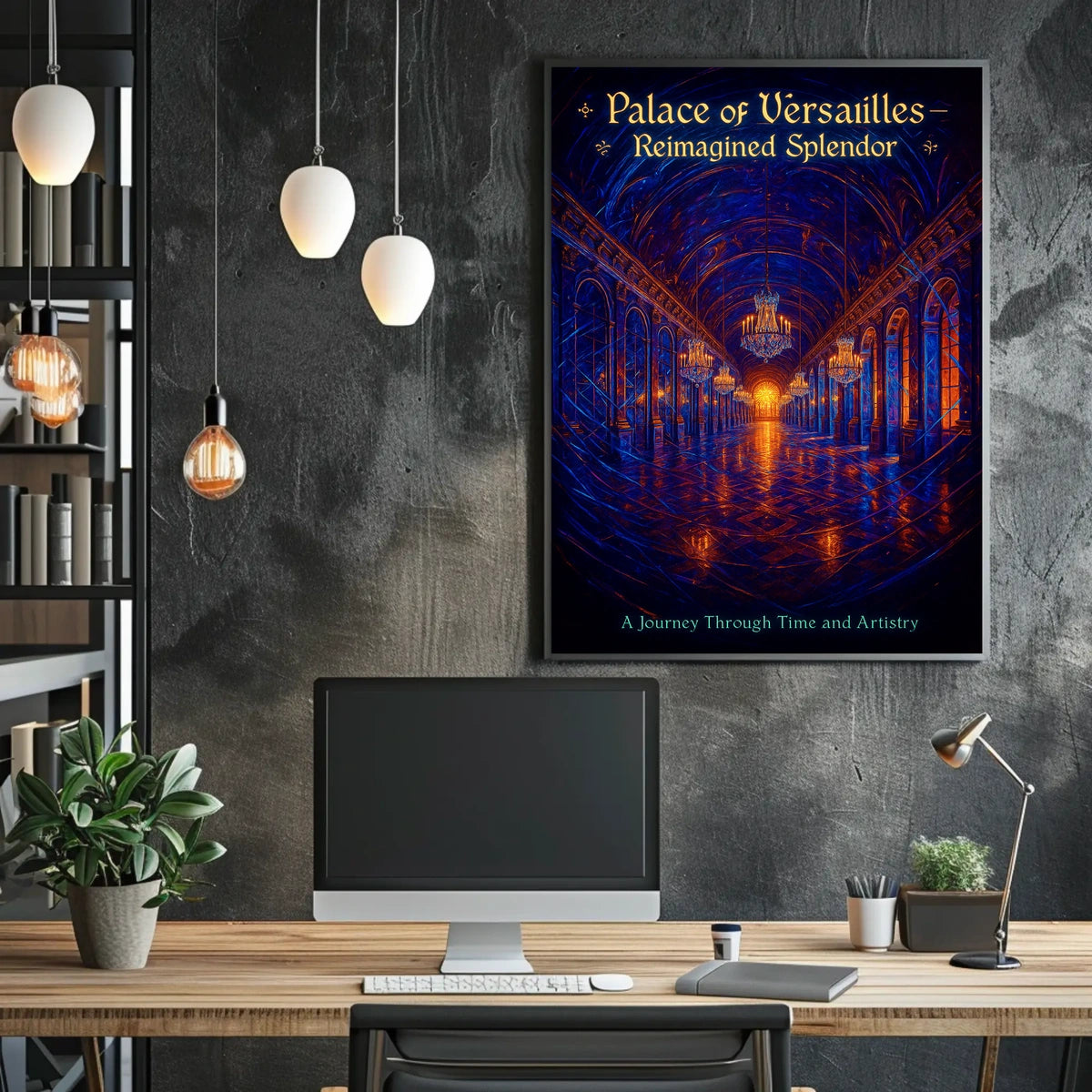 Palace of Versailles Reimagined Splendor Poster