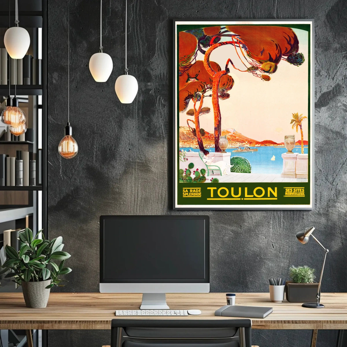 Toulon Sa Rade Splendide Poster