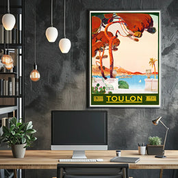 Toulon Sa Rade Splendide Poster