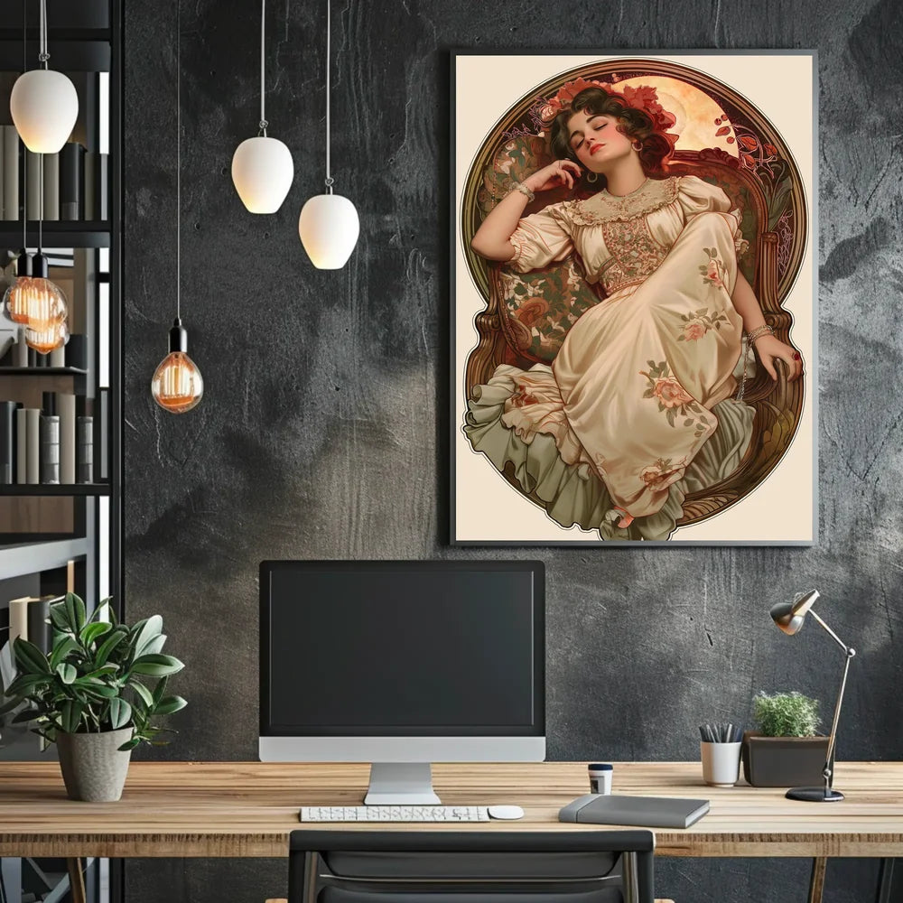 Abstract Urban Landscape Art Poster
