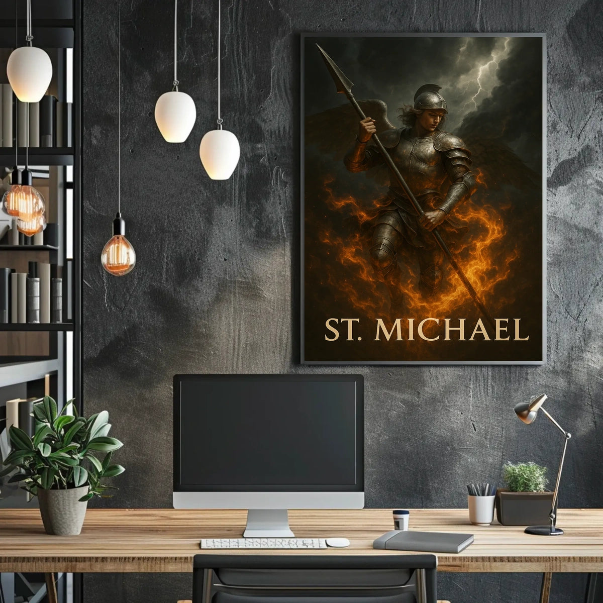 St. Michael Angelic Warrior Poster