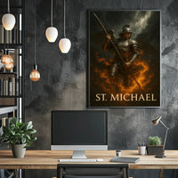 St. Michael Angelic Warrior Poster