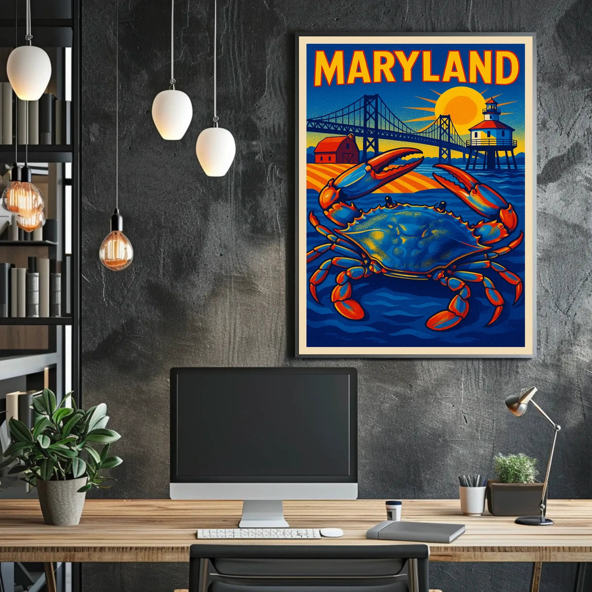MarylandS Coastal Charm Poster