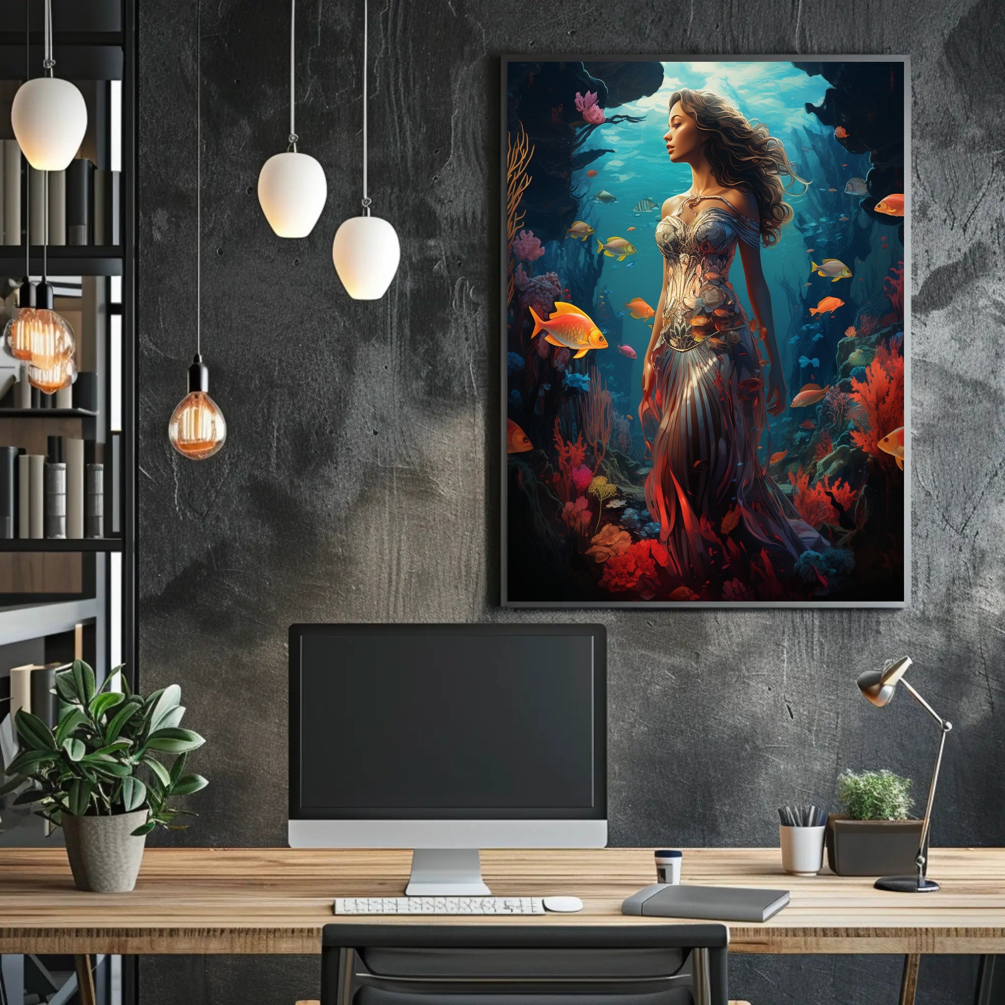 Enchanted Underwater Realm Poster