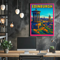 Edinburgh Cityscape Poster