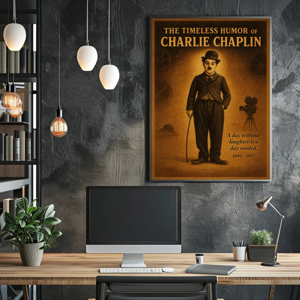 The Timeless Humor Of Charlie Chaplin Poster