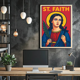 St. Faith Iconography Poster