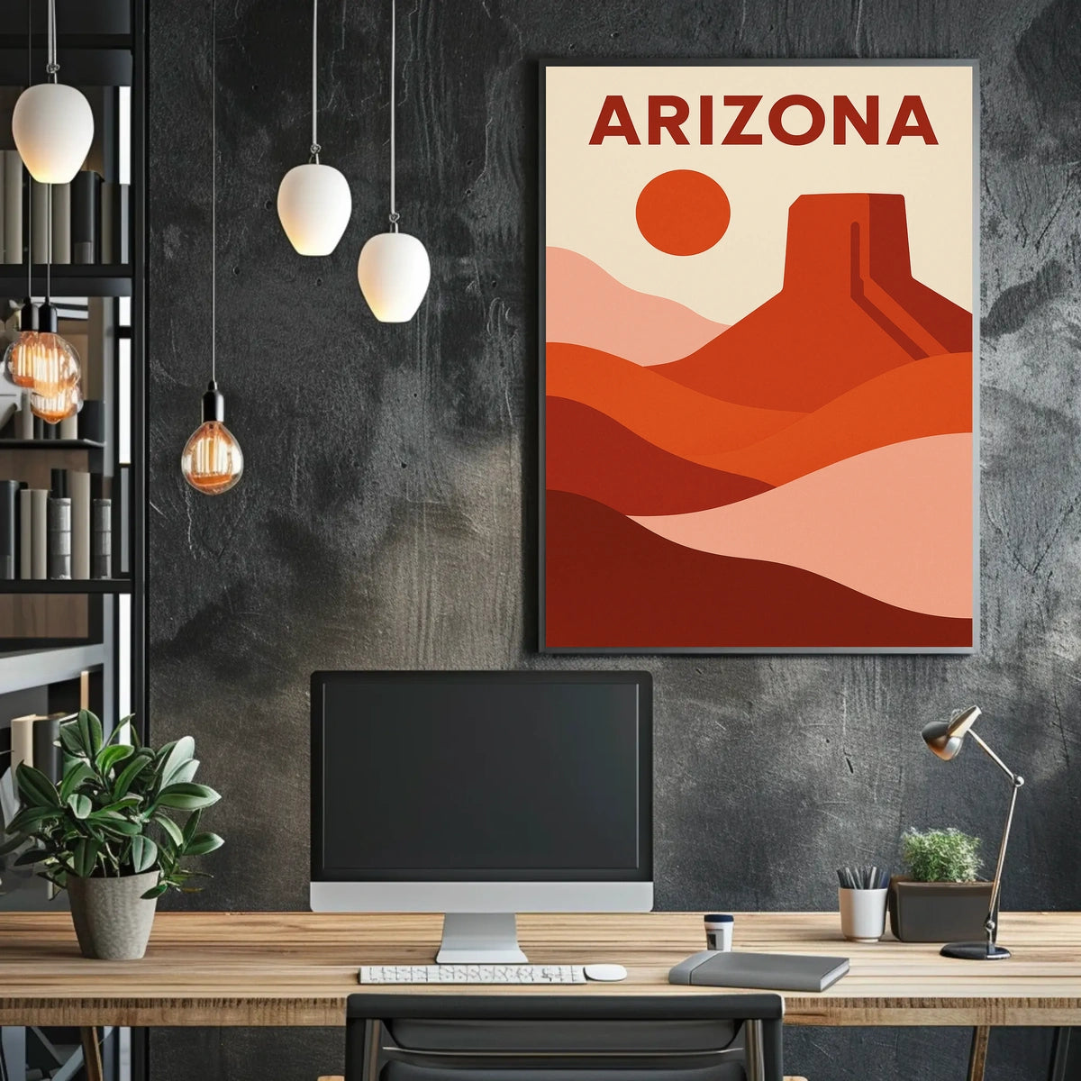 Arizona Desert Landscape Poster