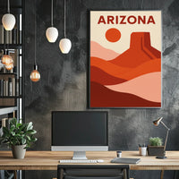Arizona Desert Landscape Poster