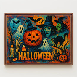 Halloween Spooktacular Gothic Collector Poster