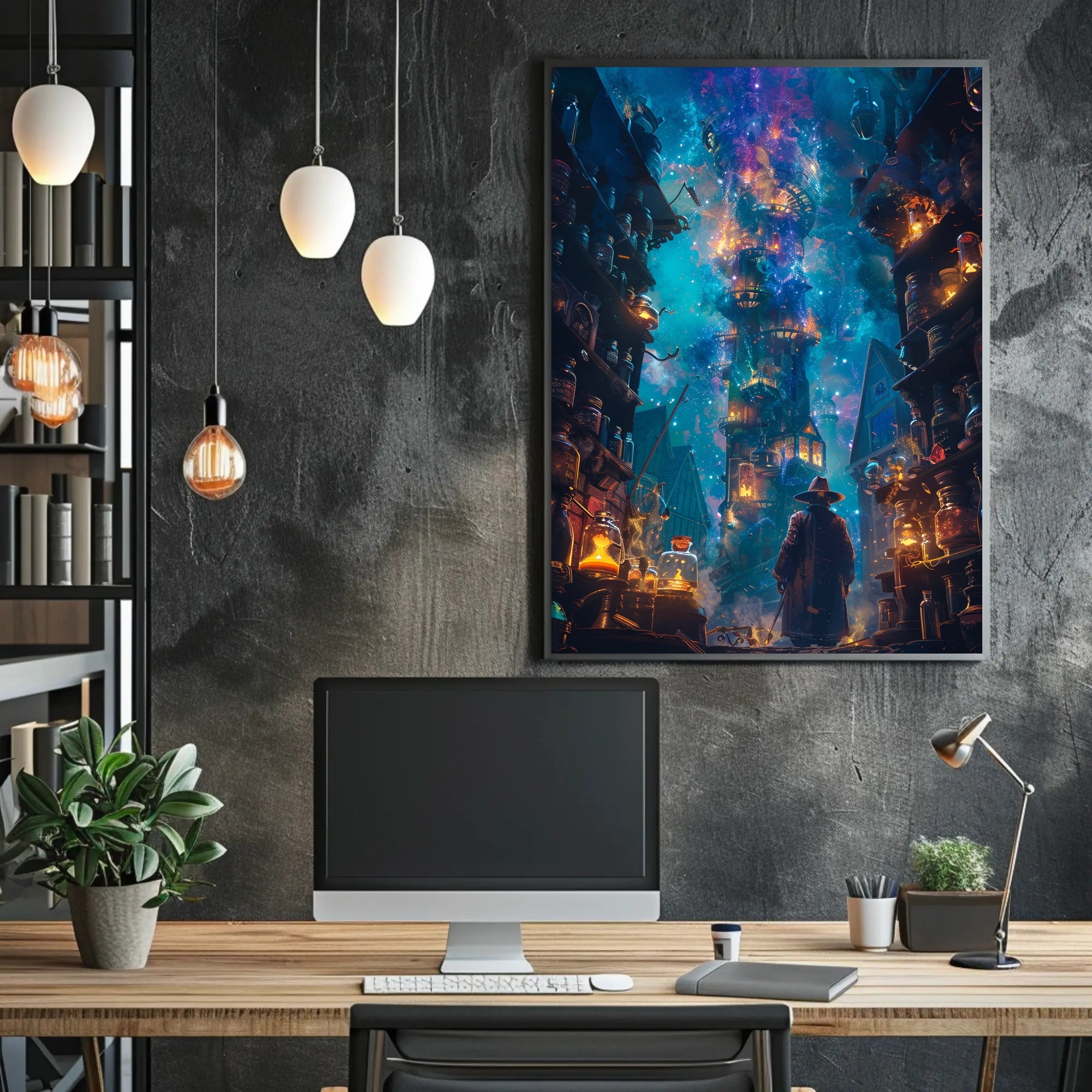 Mystical Realm Wizard Adventure Fantasy or Mythology Poster PosterGoat