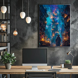 Mystical Realm Wizard Adventure Fantasy or Mythology Poster PosterGoat