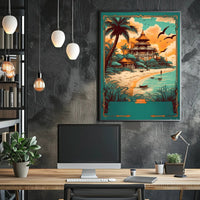 Tropical Paradise Retreat Poster