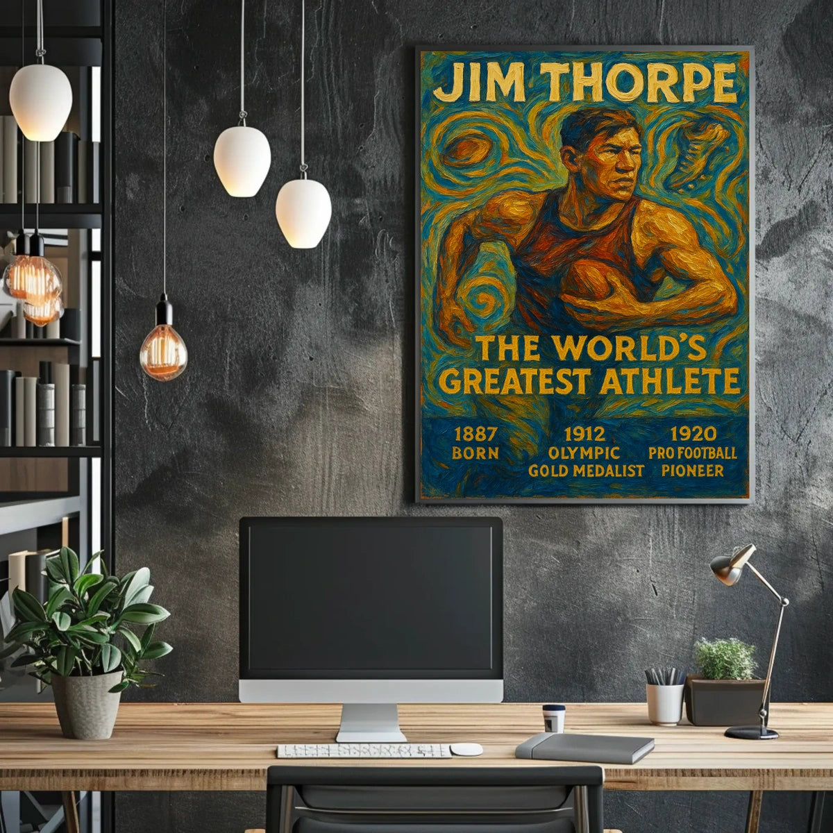 Jim Thorpe Legendary Athlete Jim Thorpe Poster