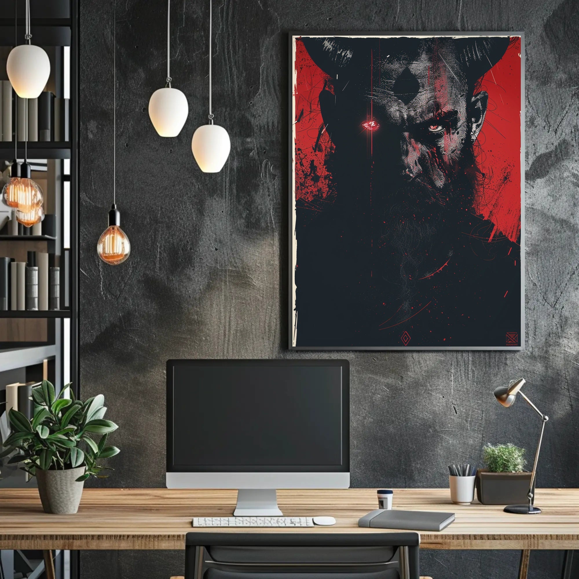 Dark Vision Art Poster Print for Home Decor and Wall Art PosterGoat