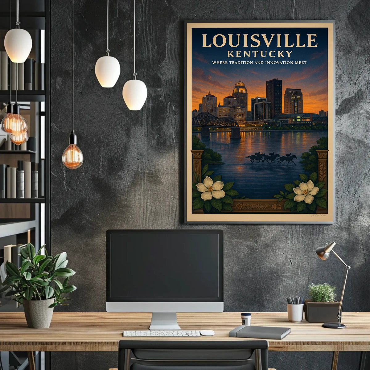 Louisville, Kentucky Where Tradition and Innovation Meet Poster