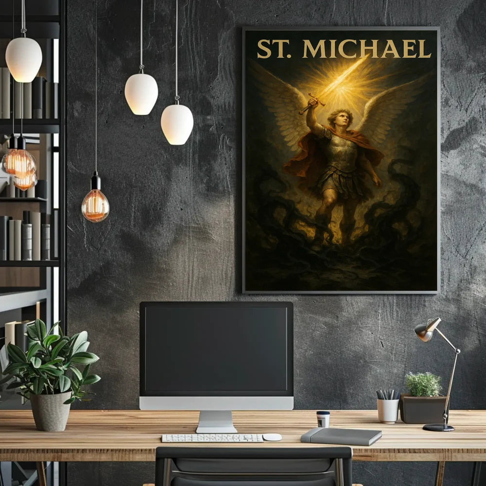 Vintage Architectural Landmarks Art Poster