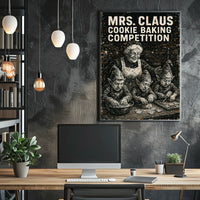 Mrs. Claus Cookie Baking Competition Poster