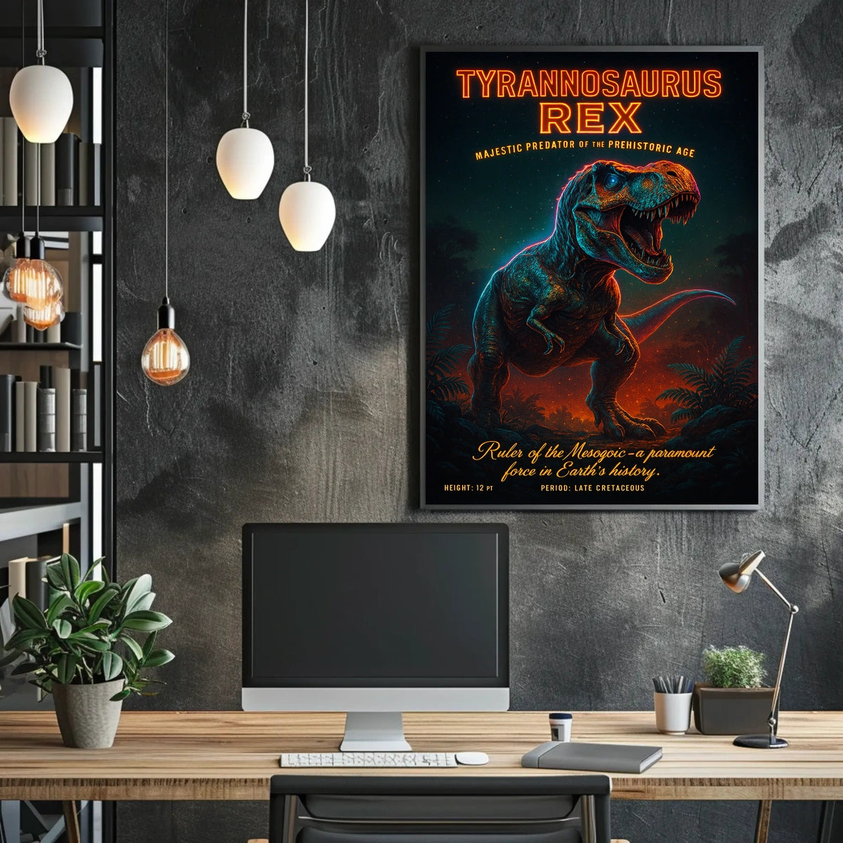 Tyrannosaurus Rex Majestic Predator Of Poster