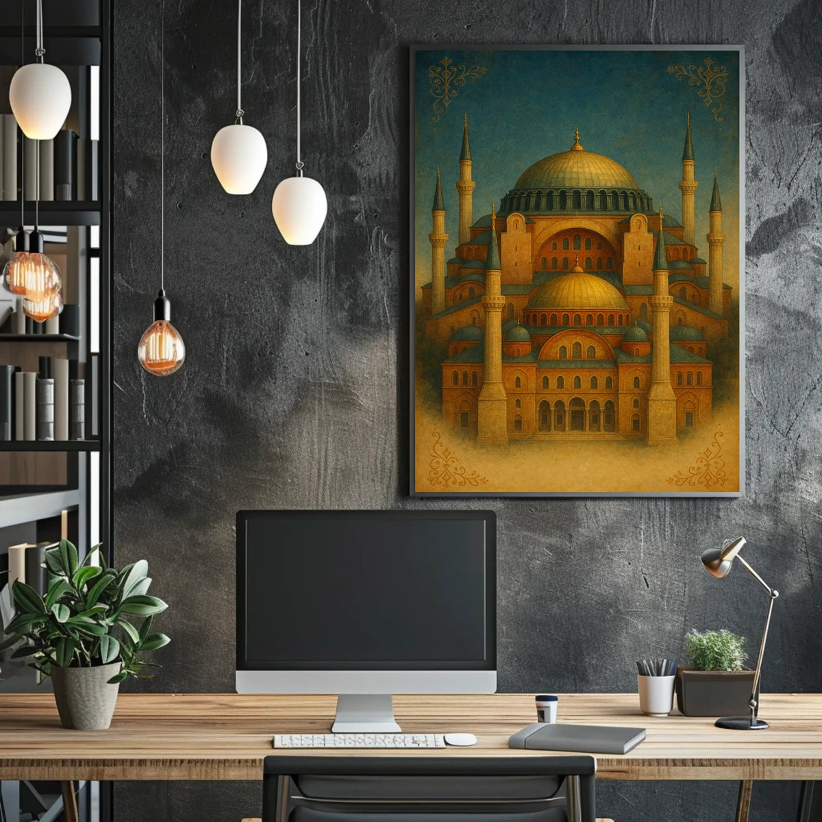 Majestic Architecture A Tribute to Byzantine Design Poster