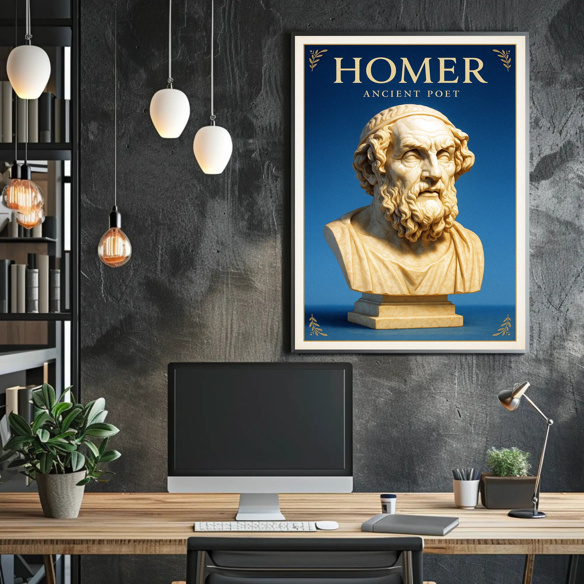Homer Ancient Poet Poster PosterGoat