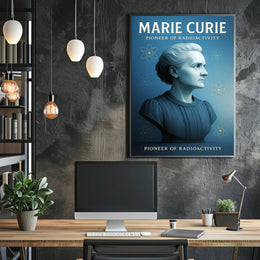 Marie Curie Pioneer of Radioactivity Poster PosterGoat
