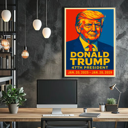 Donald Trump 47th President Poster