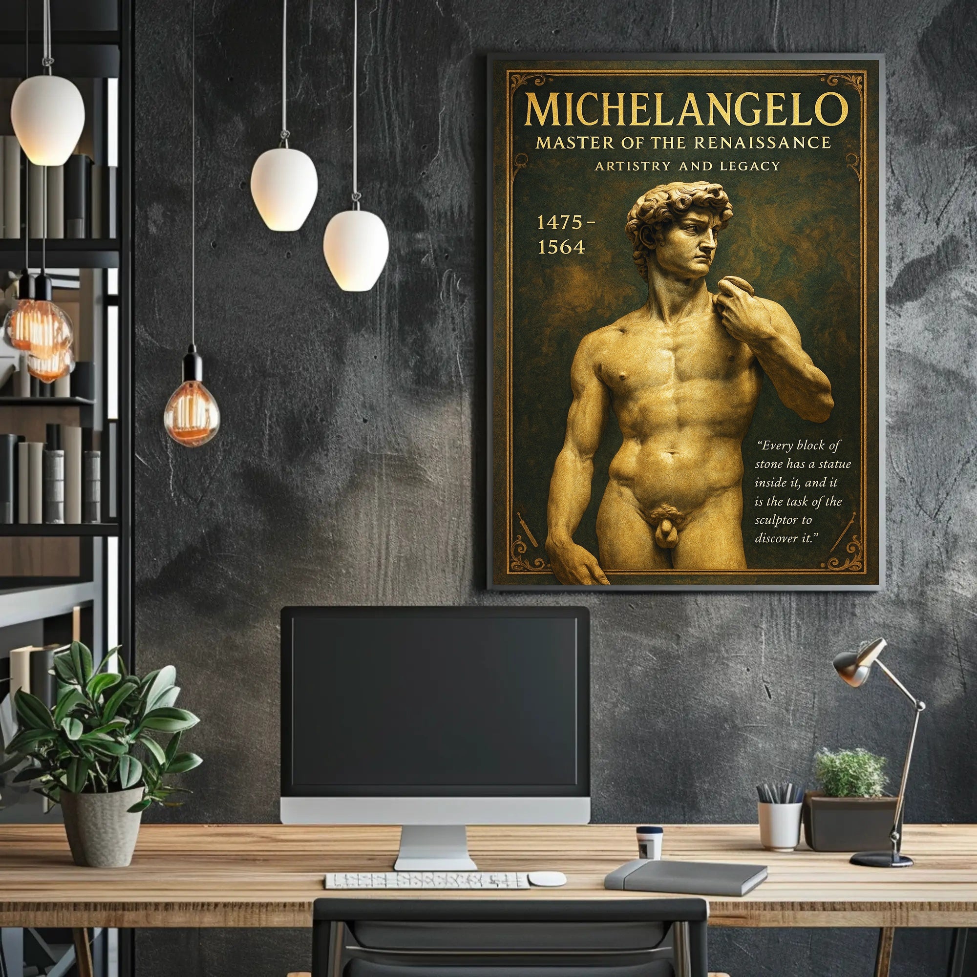 Michelangelo Master of the Renaissance Poster PosterGoat