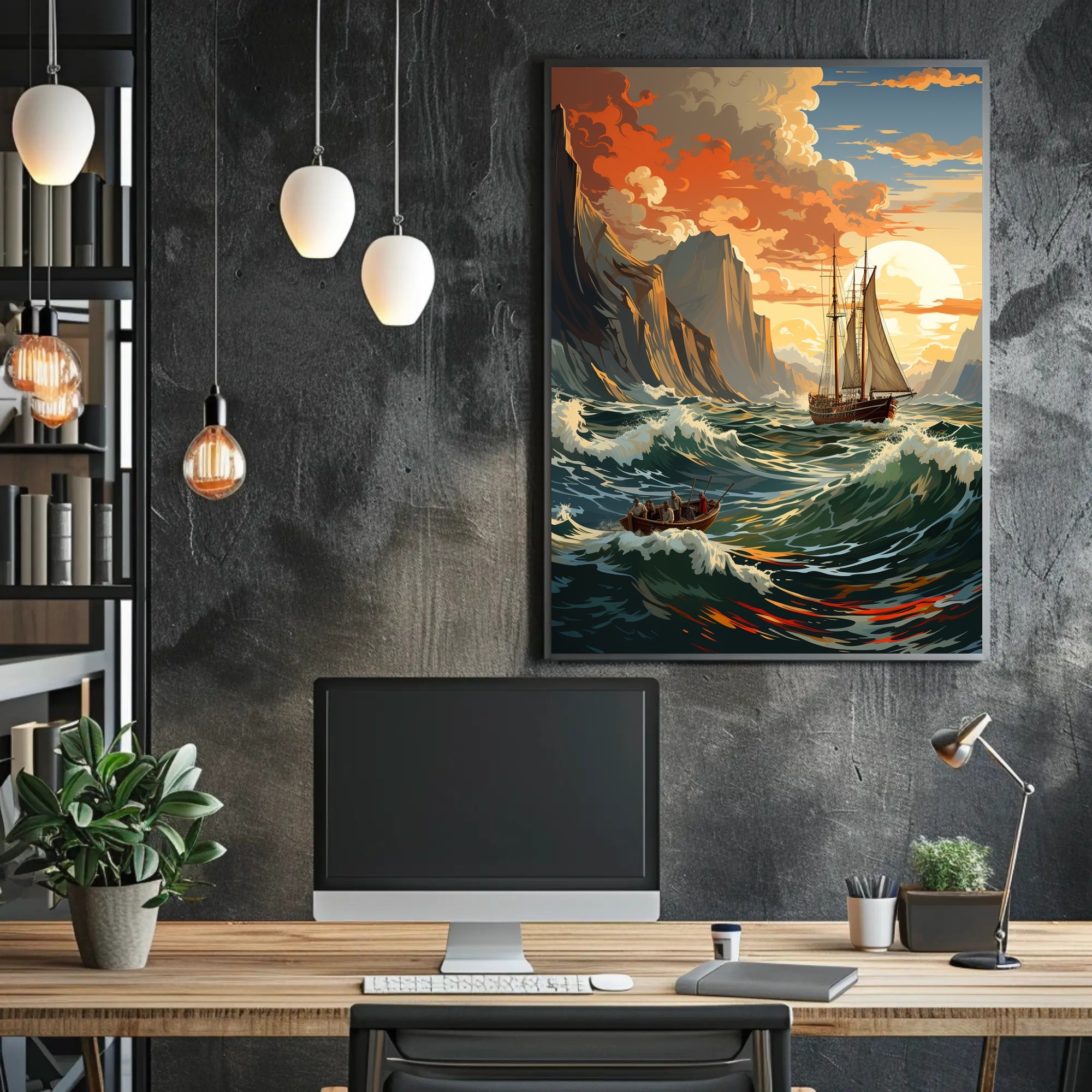 Voyage At Sea Poster PosterGoat