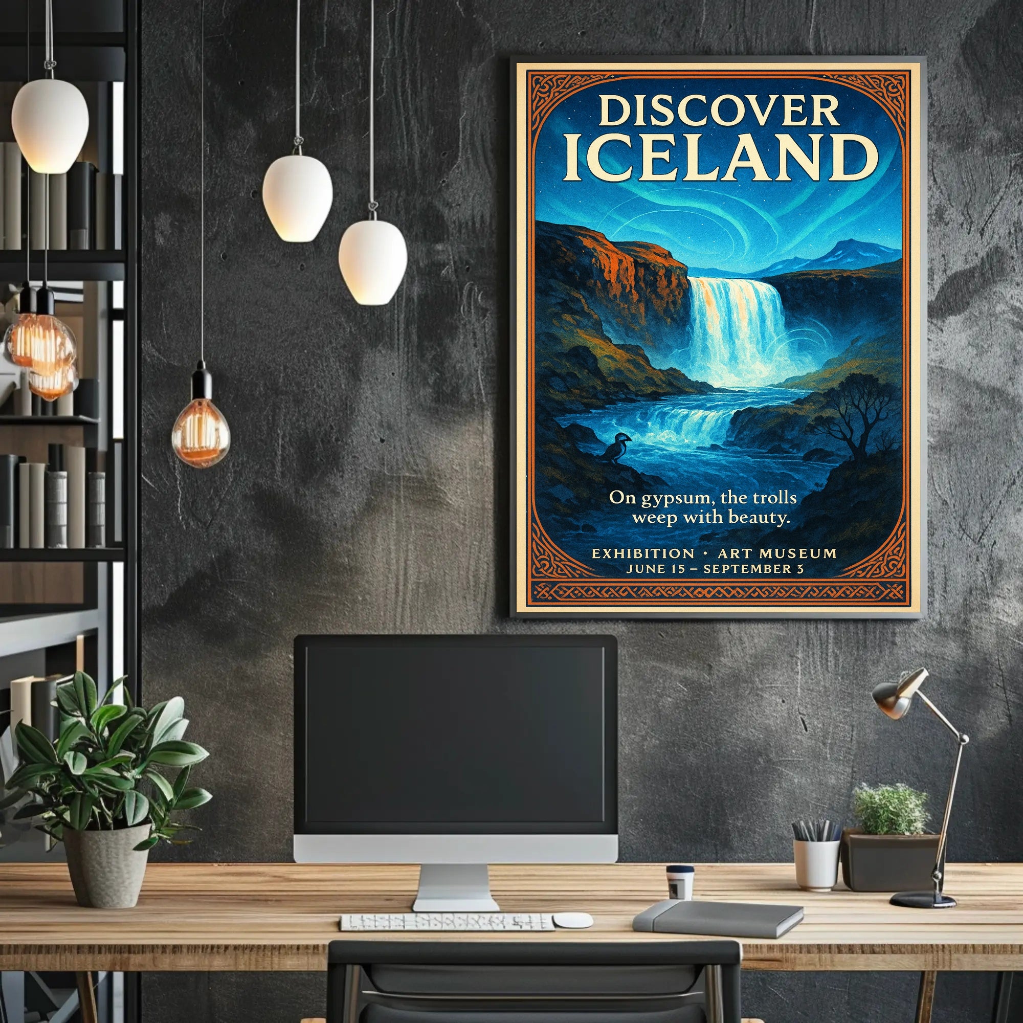 Discover Iceland Exhibition Poster